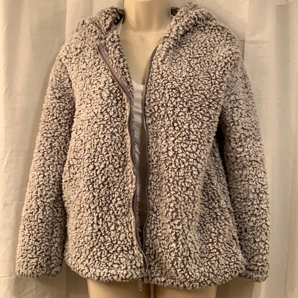 FULL ZIP SHERPA {LOVE TREE} S:small